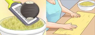 Prepare a medicinal radish compress