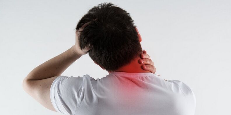 pain in the neck of the man